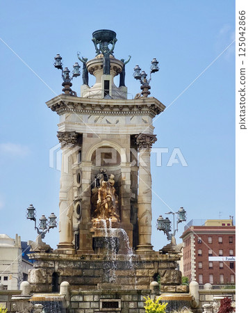 Placa d'Espanya Barcelona Spain Placa d'Espanya Barcelona Spain 125042866