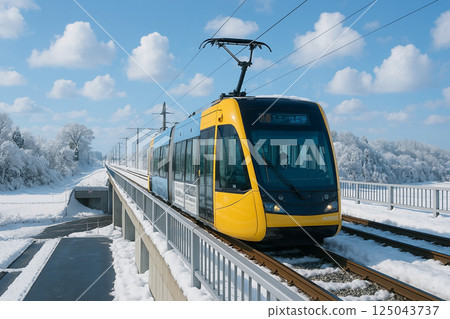 宇都宮輕軌雪景 125043737
