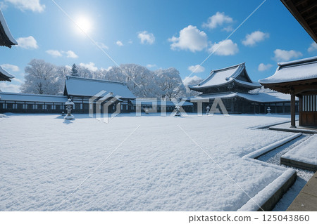 積雪 下雪 雪 125043860