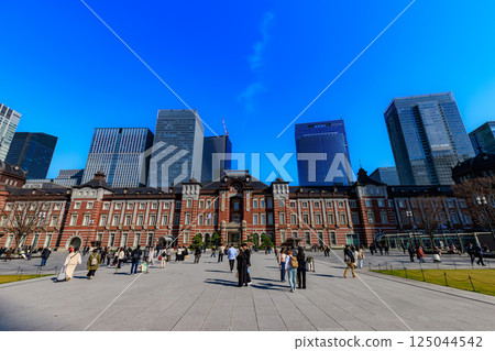 東京，千代田區，丸之內城市景觀，東京車站 125044542