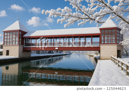 赤橋、雪景、河站新湊 125044623