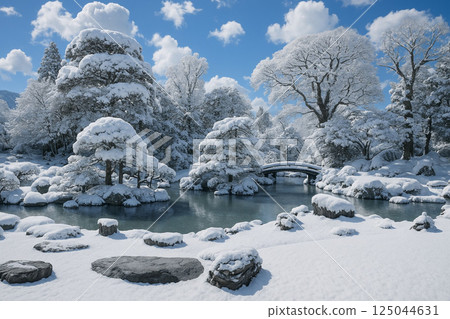 醍醐寺三寶院雪景 醍醐寺三寶院雪景 125044631