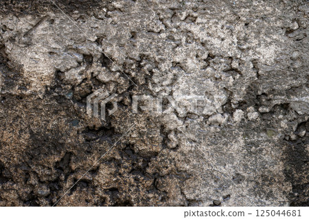 Partially Poured Old Concrete Surface texture and background 125044681