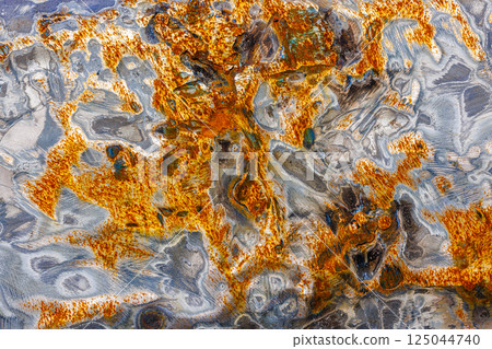 Unusual Abstract Rusty Metal Texture 125044740