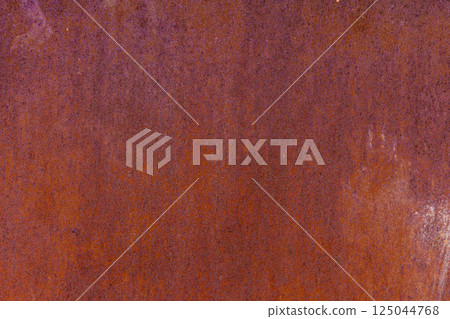 Uniformly textured dark brown rust 125044768