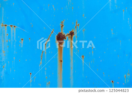 Rusty Blue Metal Surface Texture Rusty Blue Metal Surface Texture 125044823