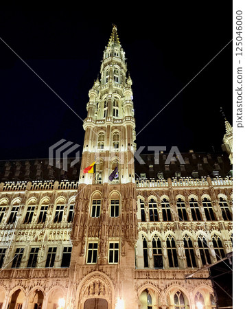 The Grand Palace, Brussels Belgium at night The Grand Palace, Brussels Belgium at night 125046000