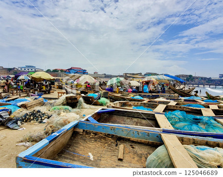 Market place Accra Ghana Oceanfront 125046689