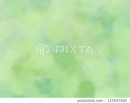 Watercolor style: green Japanese style background 125047880