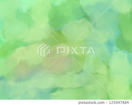 水彩風格:綠色日式背景 水彩風格:綠色日式背景 125047884