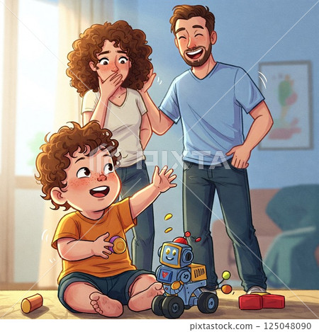 Parenting: Moms and dads grin wryly at unexpected developments 125048090