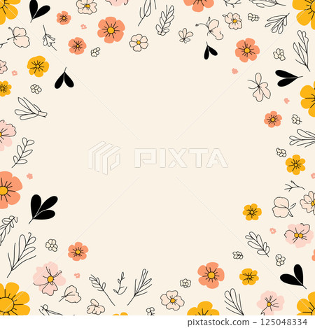 Happy Mother's Day Floral Wreath 125048334