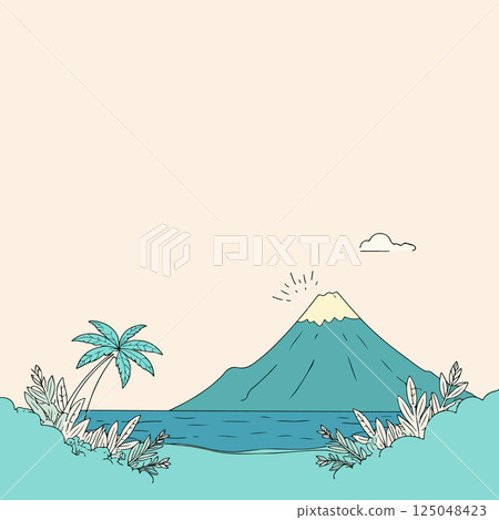 Tropical Island Landscape Tropical Island Landscape 125048423