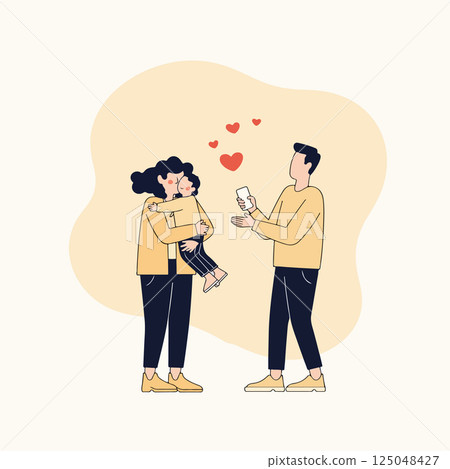 Family Love Illustration 125048427