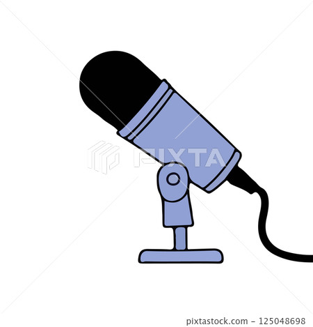 Microphone Illustration 125048698