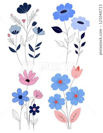 Floral Illustration Floral Illustration 125048713