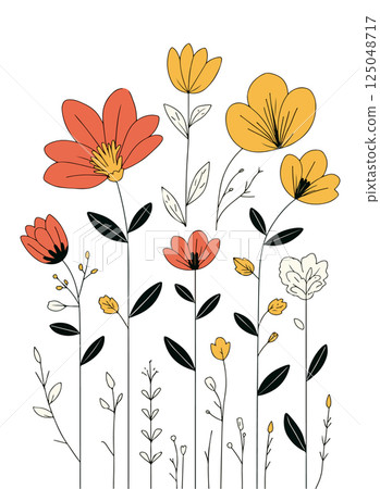 Floral Illustration Floral Illustration 125048717