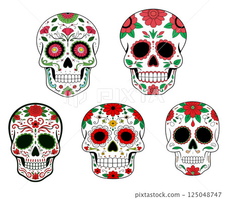 Day of the Dead Sugar Skulls Day of the Dead Sugar Skulls 125048747