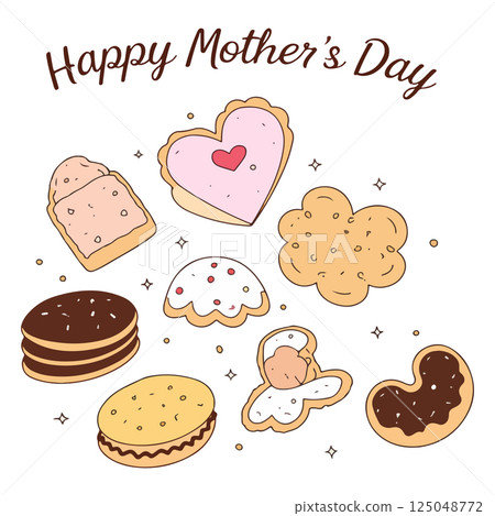 Happy Mother's Day Cookies Happy Mother's Day Cookies 125048772