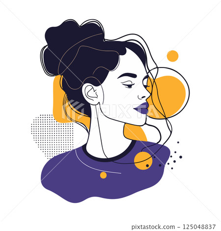 Abstract Portrait of a Woman 125048837