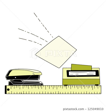 Office Supplies on Ruler 125049010