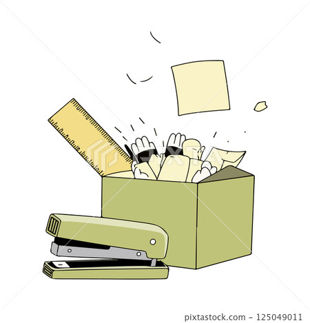 Office Supplies Overflowing 125049011