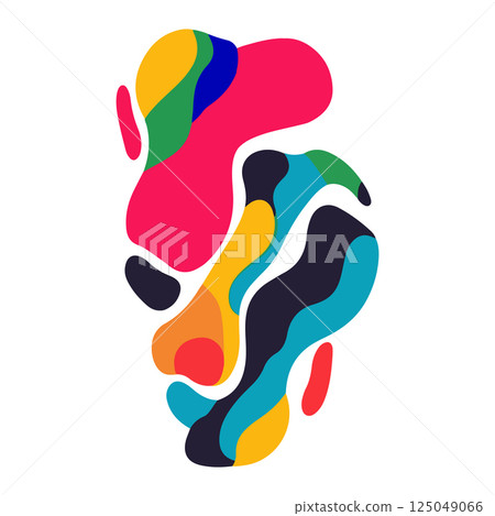 Abstract Colorful Shapes Abstract Colorful Shapes 125049066