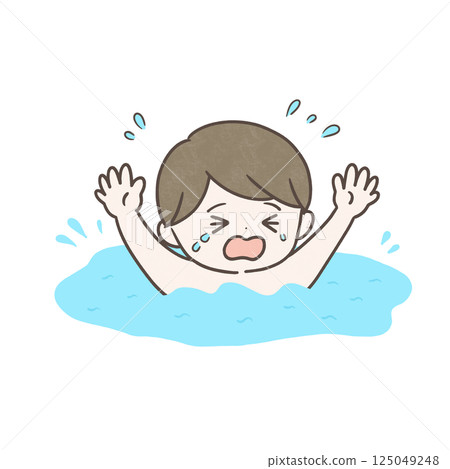 A drowning boy 125049248
