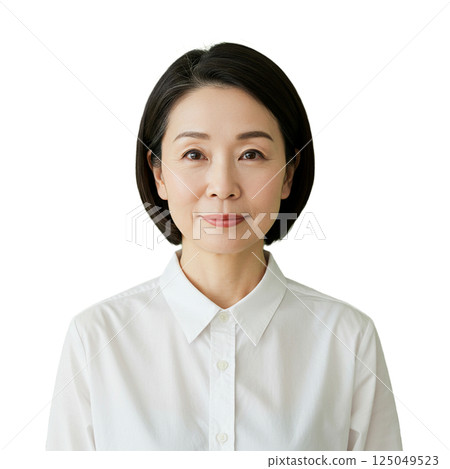 Woman front background removed Woman front background removed 125049523