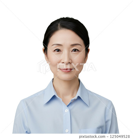 Woman front background removed Woman front background removed 125049528