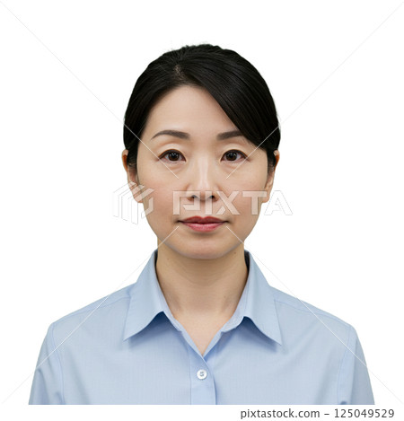 女人正面背景已移除 女人正面背景已移除 125049529