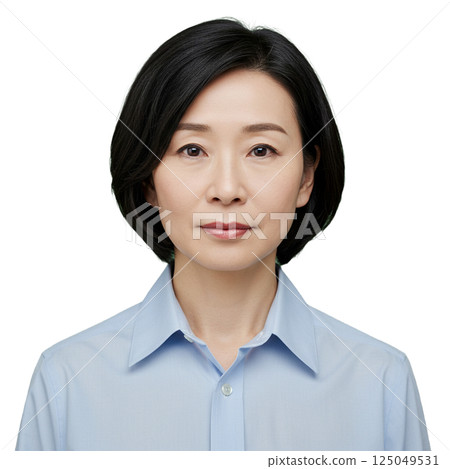 Woman front background removed Woman front background removed 125049531