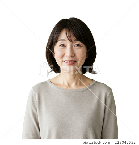 Woman front background removed Woman front background removed 125049532