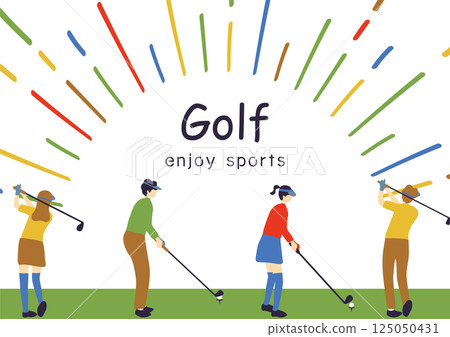 People who enjoy golf People who enjoy golf 125050431