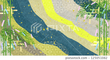 七夕夏季條背景 125051082