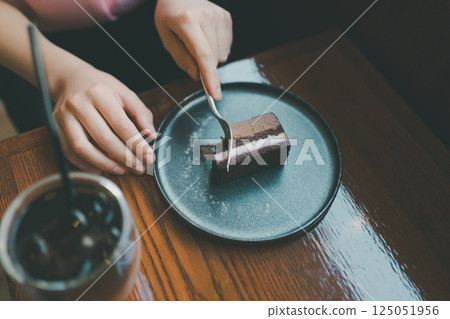 蛋糕 咖啡館 咖啡廳 125051956