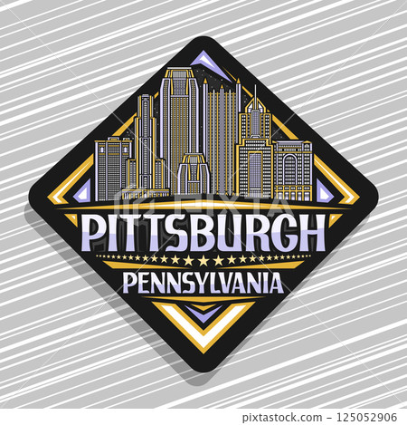 Vector logo for Pittsburgh Vector logo for Pittsburgh 125052906