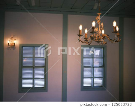 Light in an old Western-style building Light in an old Western-style building 125053723