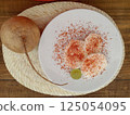 Mexican jicama, whole and sliced 125054095