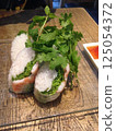Hawaii rice paper shrimp avocado sushi popular gourmet 125054372