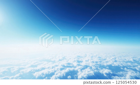 從天空看到的雲 125054530