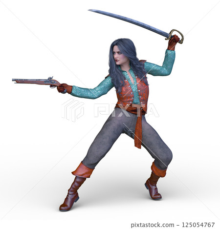 Female pirates 125054767