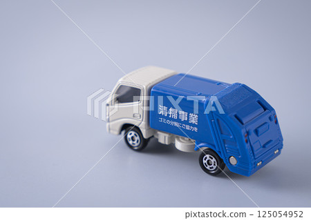 Garbage truck, garbage truck, environmental issues, garbage, eco 125054952