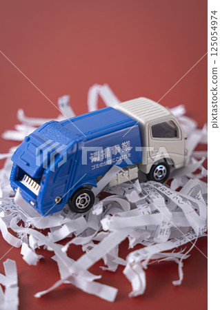 Garbage truck, garbage truck, environmental issues, garbage, eco 125054974