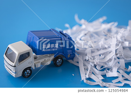 Garbage truck, garbage truck, environmental issues, garbage, eco 125054984
