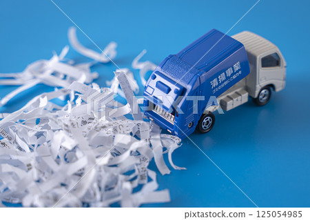 Garbage truck, garbage truck, environmental issues, garbage, eco 125054985