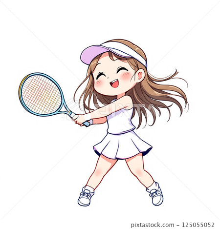 打網球的女人 打網球的女人 125055052