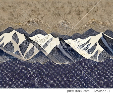 北阿爾卑斯山脈的插圖 北阿爾卑斯山脈的插圖 125055597