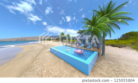 帶游泳池的房子 帶游泳池的房子 125055804