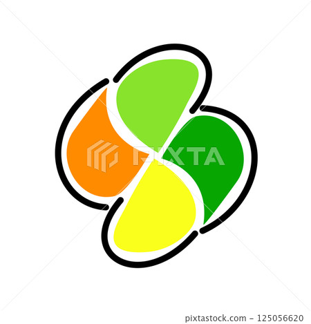 Sign image illustration: Elderly mark 125056620